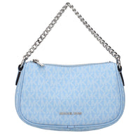 Michael Kors Hellblaue Stoffhandtasche