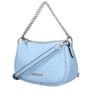 Michael Kors Hellblaue Stoffhandtasche