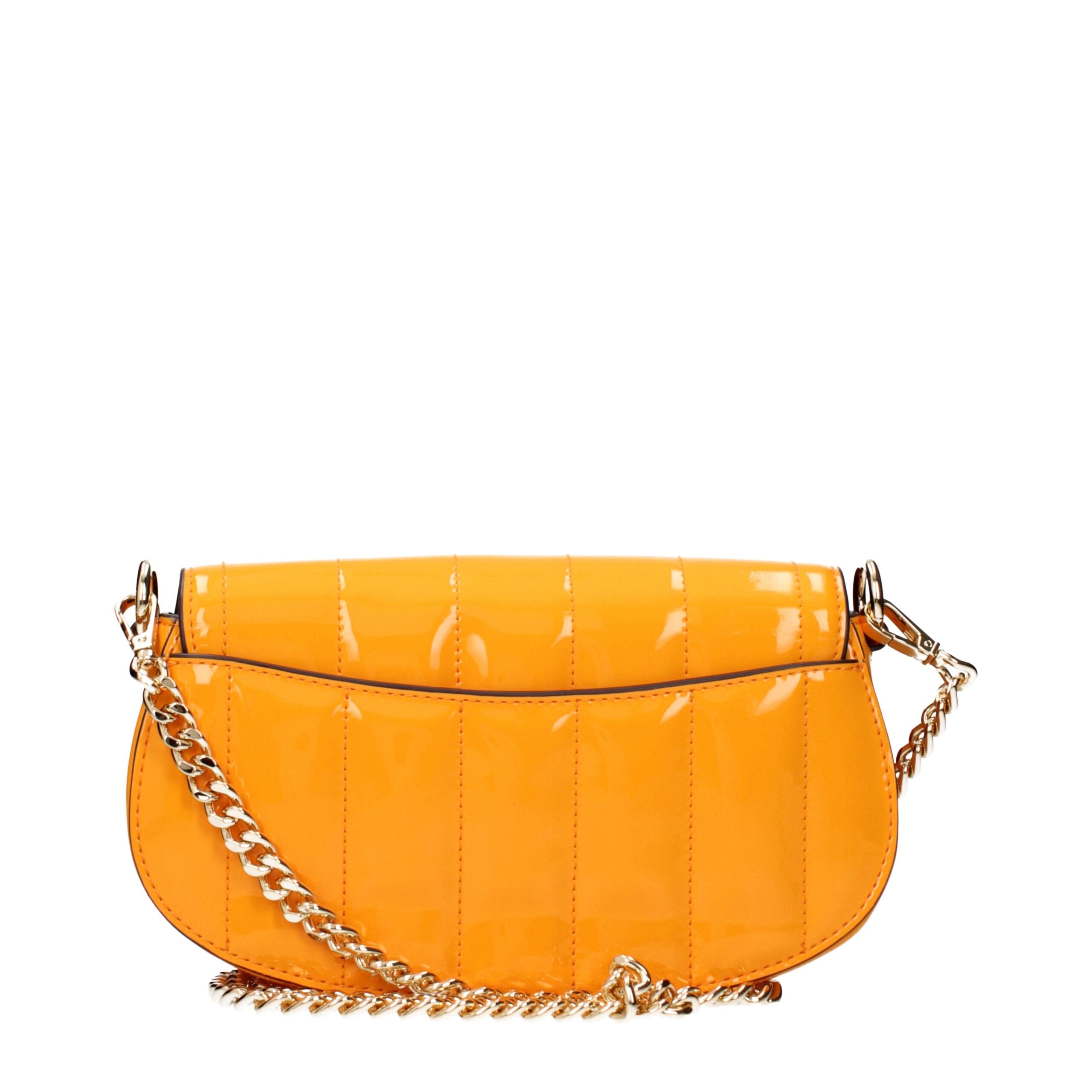 Michael Kors Orange-farbene Crossbody-Tasche aus Leder