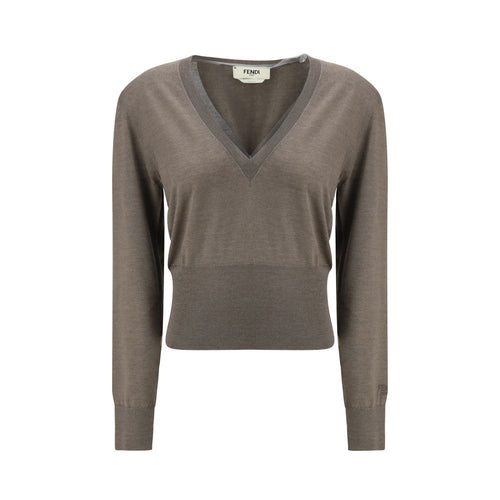 Fendi Brauner Kaschmir-Pullover