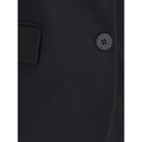 Max Mara Schwarze Fleece-Wollbekleidung