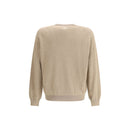 Ferragamo Beiger Fleece-Wollpullover