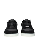 Jimmy Choo Schwarze Leder-Sneaker mit niedrigem Schaft