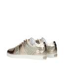 Jimmy Choo Goldene Leder-Sneaker