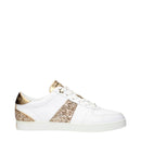 Jimmy Choo Weiße Leder-Sneaker mit niedrigem Schaft