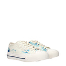Jimmy Choo Beigefarbene Sneakers aus Stoff mit niedrigem Schaft