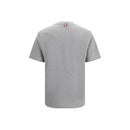 Thom Browne Graues Baumwoll-T-Shirt