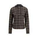 Coperni Baumwollhemd mit Muster in Braun