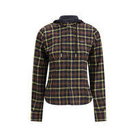 Coperni Baumwollhemd mit Muster in Braun