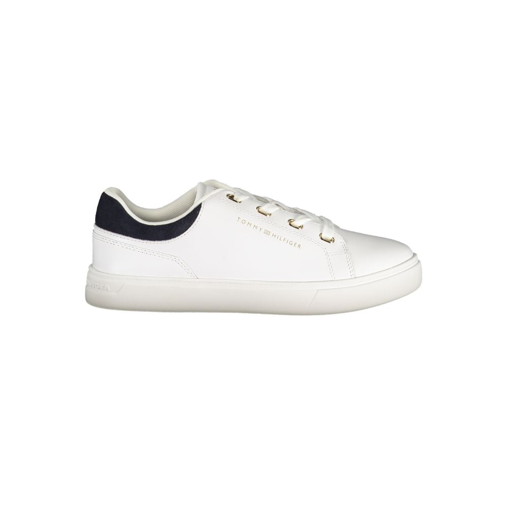 Tommy Hilfiger Weißer Polyester-Sneaker