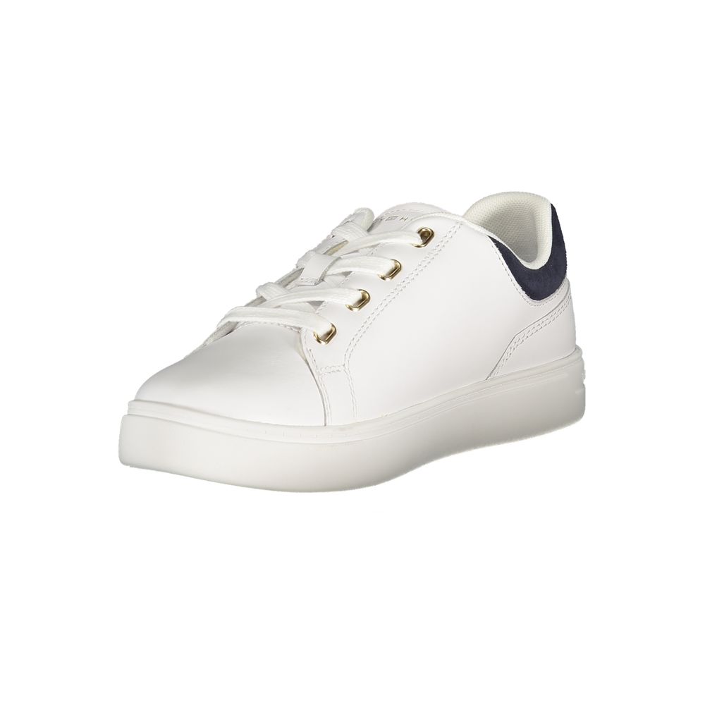 Tommy Hilfiger Weißer Polyester-Sneaker