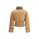 Fendi Braune Polyester-Langjacke