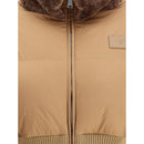 Fendi Braune Polyester-Langjacke