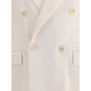 Lardini Wollmantel in Creme