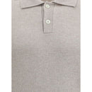 Brunello Cucinelli Beiger Kaschmir-Poloshirt