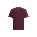 Brunello Cucinelli Baumwoll-T-Shirt in Violett