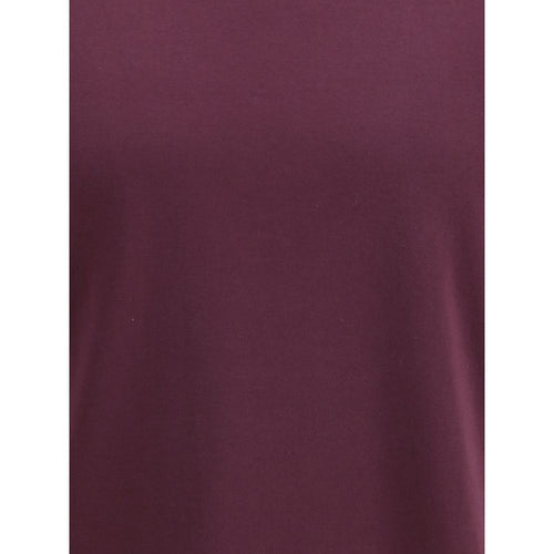 Brunello Cucinelli Baumwoll-T-Shirt in Violett
