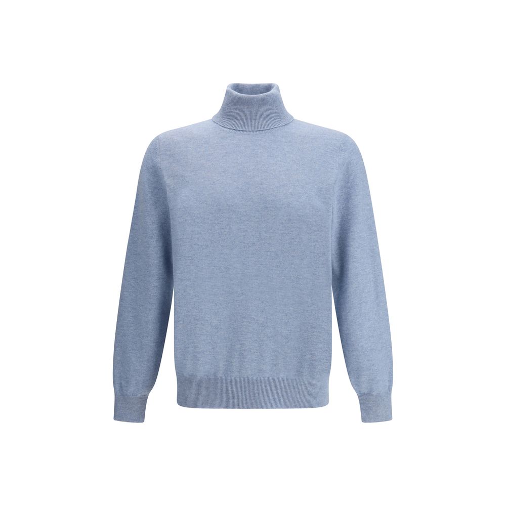 Brunello Cucinelli light blue cashmere sweater