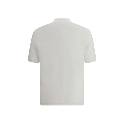 Brunello Cucinelli Weißes T-Shirt aus Polyamid