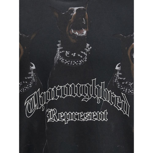 Represent Schwarzer Baumwoll-Sweatshirt