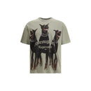 Represent Grünes Baumwoll-T-Shirt