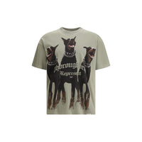 Represent Grünes Baumwoll-T-Shirt