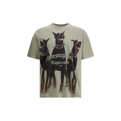 Represent Grünes Baumwoll-T-Shirt