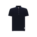 Thom Browne Blaues Baumwoll-Poloshirt