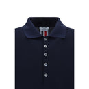 Thom Browne Blaues Baumwoll-Poloshirt