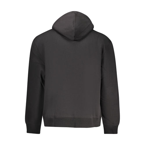 Calvin Klein Baumwoll-Sweatshirt in Schwarz