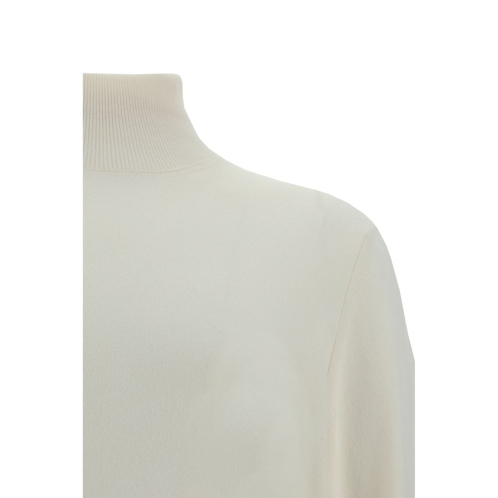Weißer Kaschmir-Pullover von Brunello Cucinelli