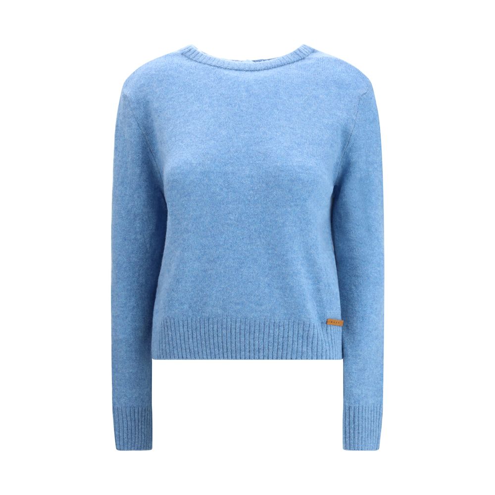 Marni Hellblaues Kaschmir-Sweatshirt