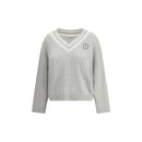 Brunello Cucinelli Baumwoll-Sweatshirt in Weiß