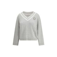 Brunello Cucinelli Baumwoll-Sweatshirt in Weiß