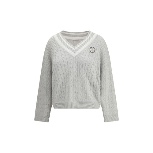 Brunello Cucinelli Baumwoll-Sweatshirt in Weiß
