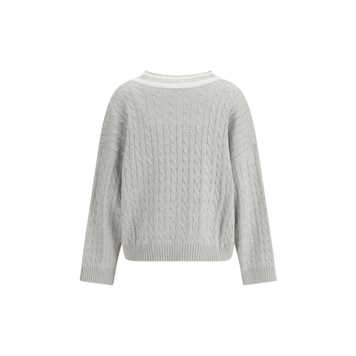 Brunello Cucinelli Baumwoll-Sweatshirt in Weiß