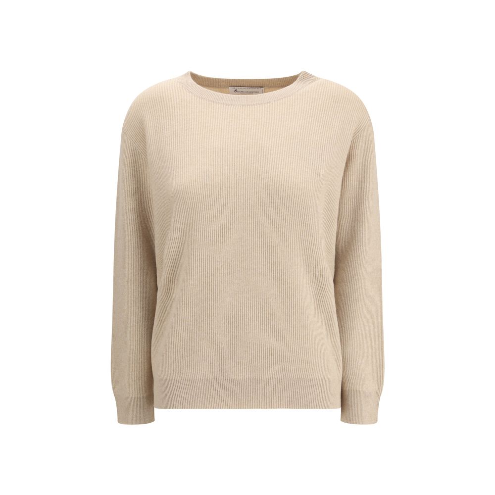 Brunello Cucinelli Beiger Kaschmirpullover