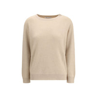 Brunello Cucinelli Beiger Kaschmirpullover