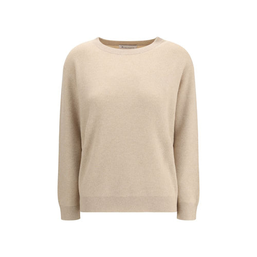 Brunello Cucinelli Beiger Kaschmirpullover