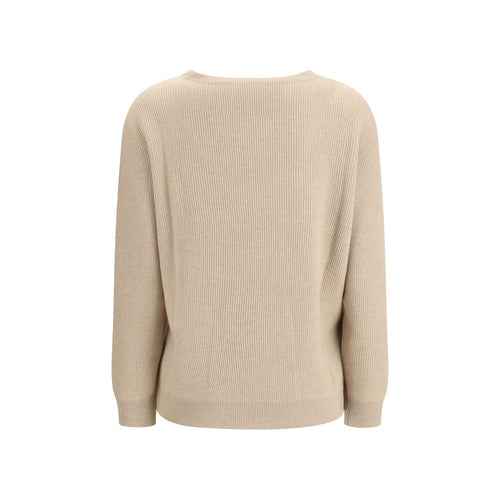 Brunello Cucinelli Beiger Kaschmirpullover