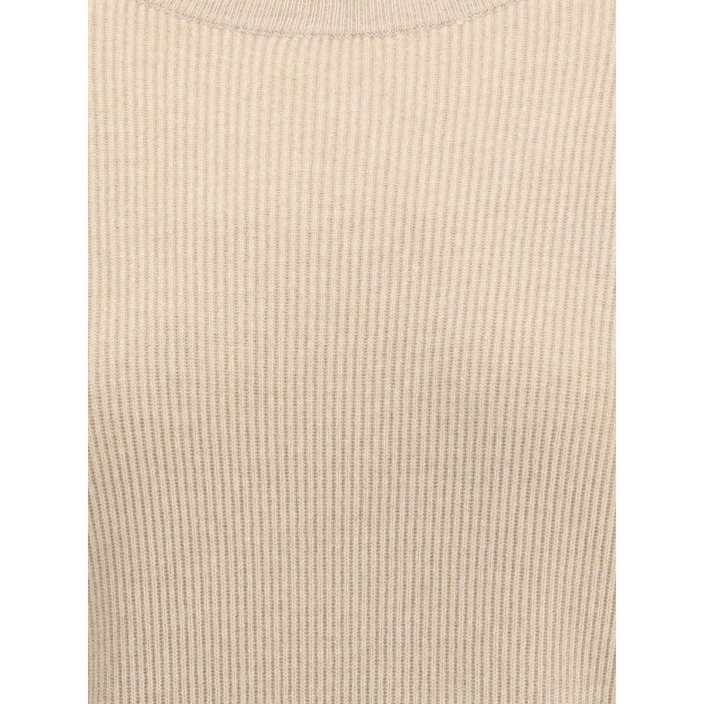 Brunello Cucinelli Beiger Kaschmirpullover