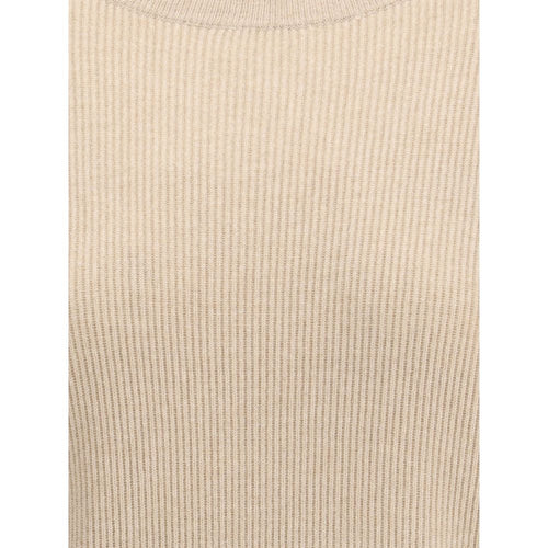 Brunello Cucinelli Beiger Kaschmirpullover