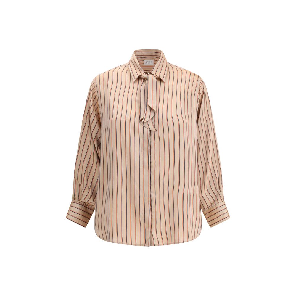 Cruna Hemd aus Viskose mit Muster in mehreren Farben