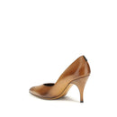Miu Miu Beige Kalbsleder Bos Taurus High Heels