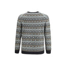 Brooksfield Woll-Sweatshirt mit Multicolor-Muster