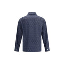 Fendi Baumwoll-Denim-Jacke in Blau