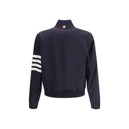 Thom Browne Blauer Wollbomber