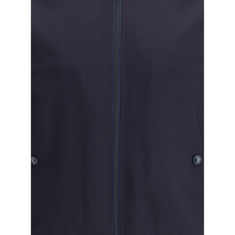 Thom Browne Blauer Wollbomber