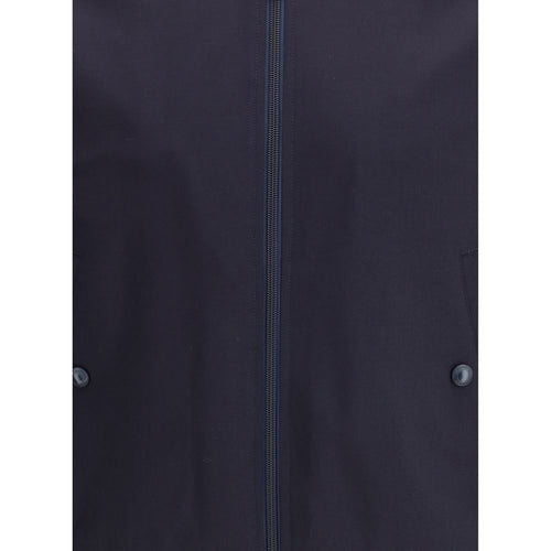 Thom Browne Blauer Wollbomber