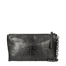 Tom Ford Grau Python-Leder Handtasche